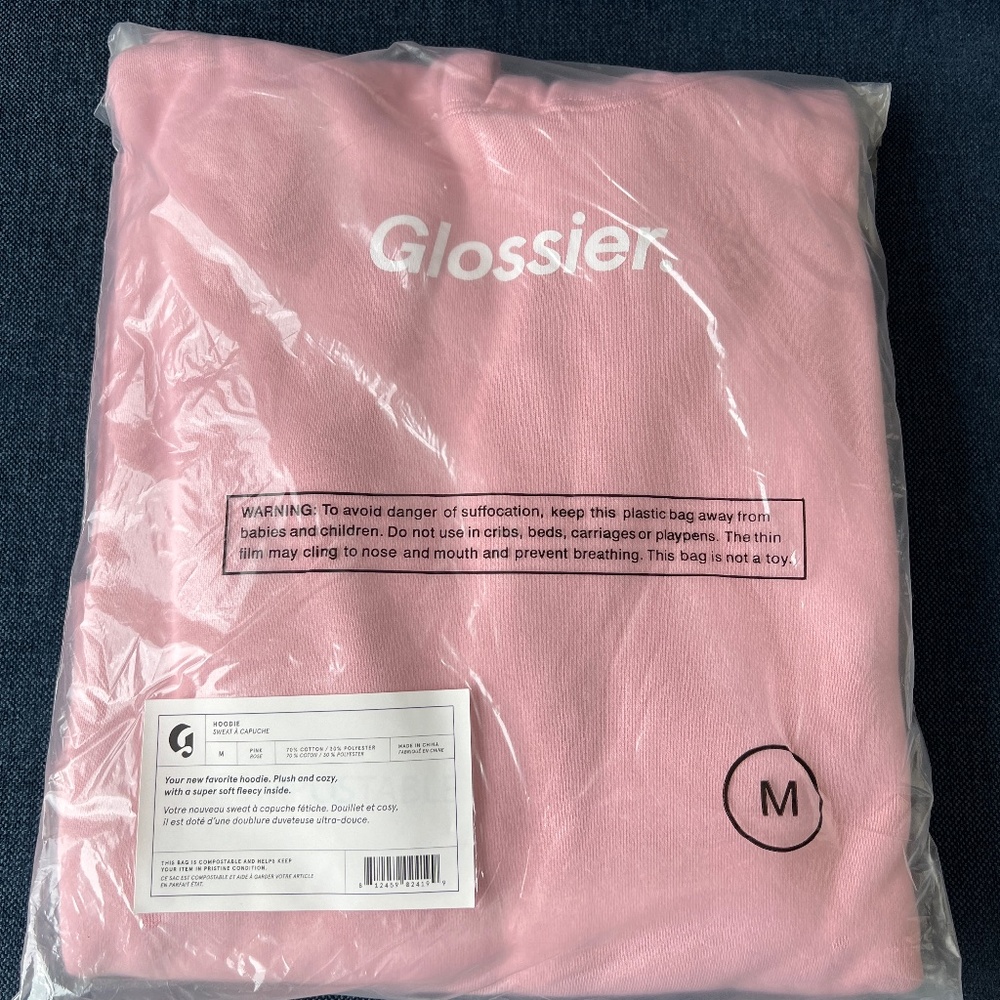 Glossier Hoodie in Pink